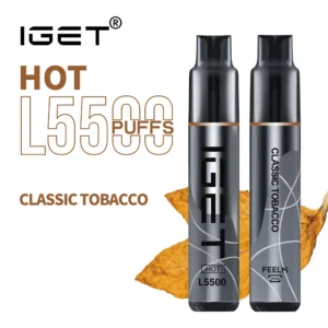 IGET HOT CLASSIC TOBACCO 5500 PUFFS