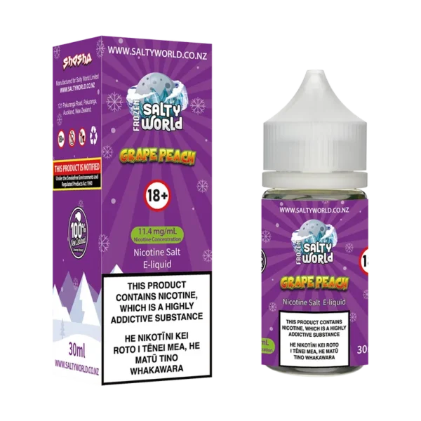 Grape Peach Nicotine Salt E-liquid - Image 2