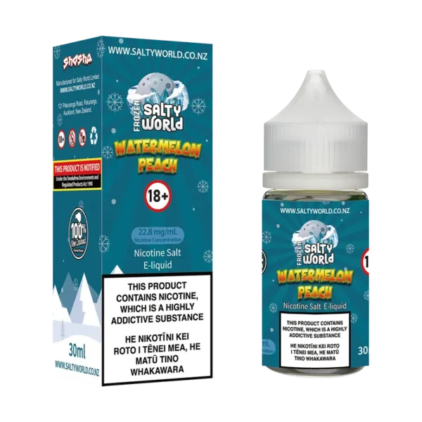 Watermelon Peach Nicotine Salt E-liquid - Image 2
