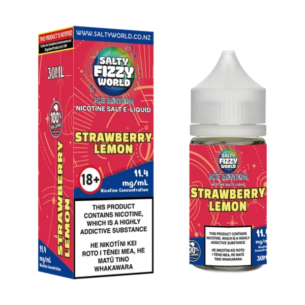 [Ice Edition] Strawberry Lemon Nicotine Salt E-liquid - Image 2