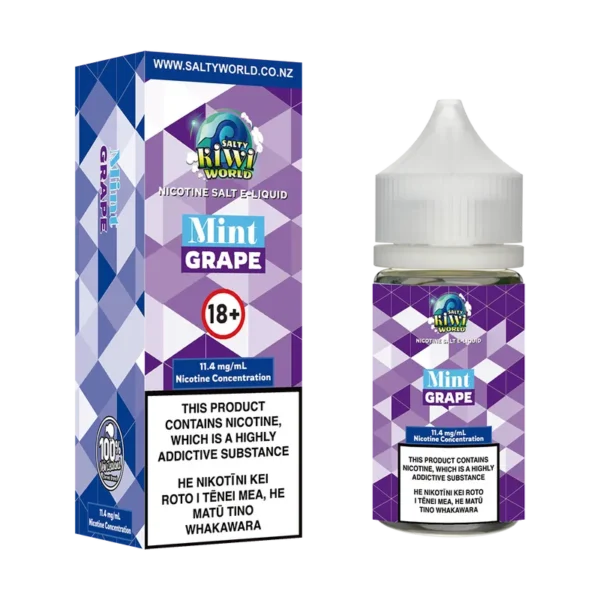 Mint Grape Nicotine Salt E-liquid - Image 2