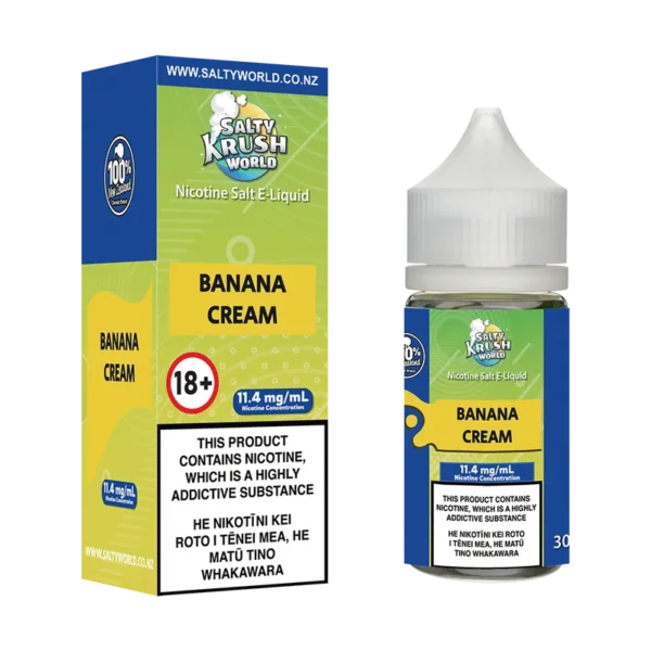 Banana Cream Nicotine Salt E-liquid - Image 2