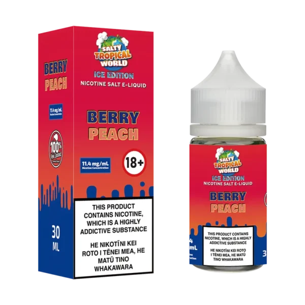 [Ice Edition] Berry Peach Nicotine Salt E-Liquid - Image 2