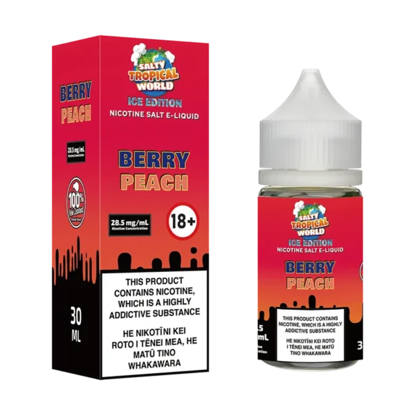 [Ice Edition] Berry Peach Nicotine Salt E-Liquid