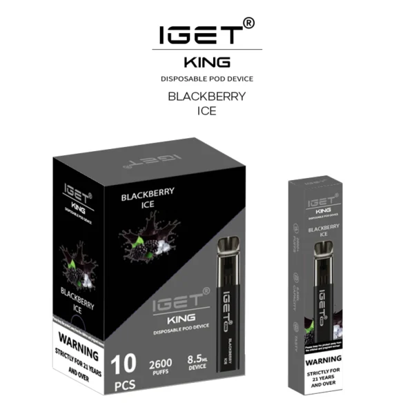 IGET King 2600 Puffs Disposable 10 x IGET King