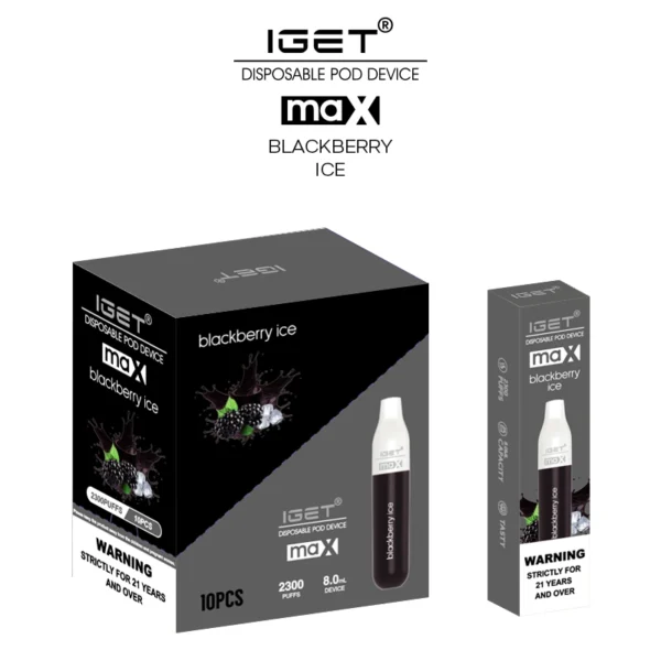 IGET Max 2200 Puffs Disposable 10 x IGET Max - Image 2