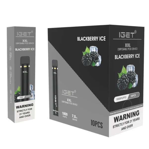 IGET XXL 1800 Puffs Disposable 10 x IGET XXL